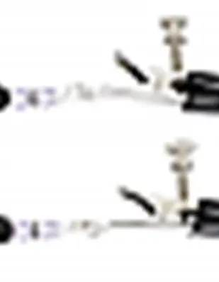 Beaded Clamps - Adjustable Broad Tip - Purple