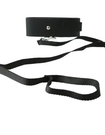 Sex and Mischief Leash and Collar - Black