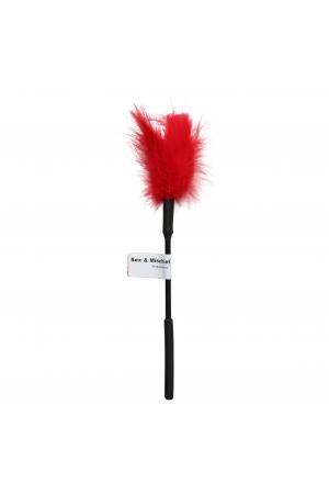 Sex and Mischief Feather Tickler - Red