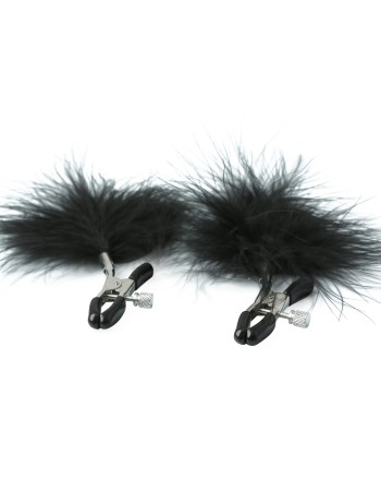 Sex and Mischief Feathered Nipple Clamps