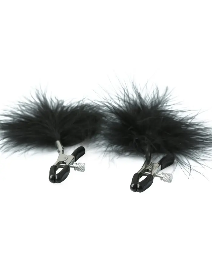 Sex and Mischief Feathered Nipple Clamps