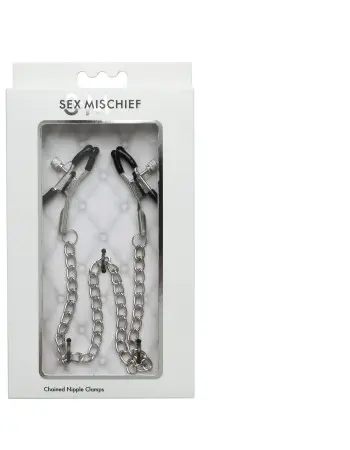 Sex and Mischief Chained Nipple Clamps