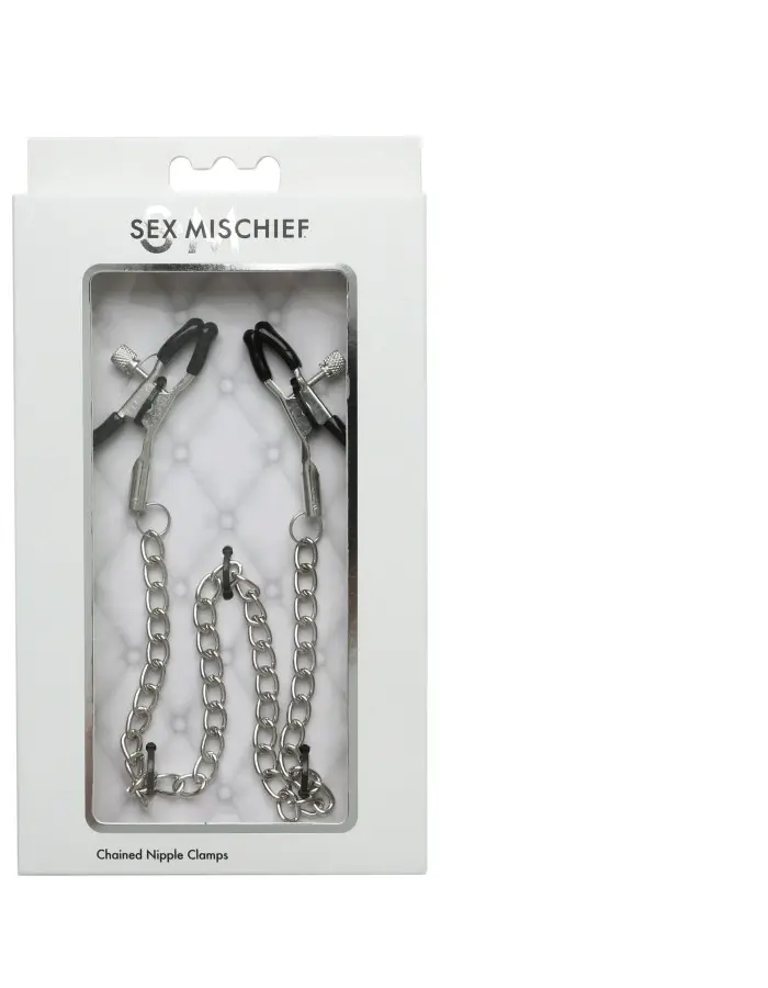 Sex and Mischief Chained Nipple Clamps