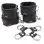 5 Piece Hog Tie and Cuff Set - Black