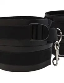 Thigh and Wrist Cuff Set - Black