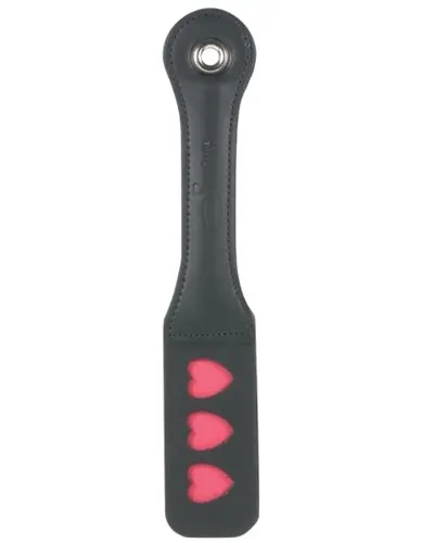 12 Inch Leather Impression Paddle - Heart