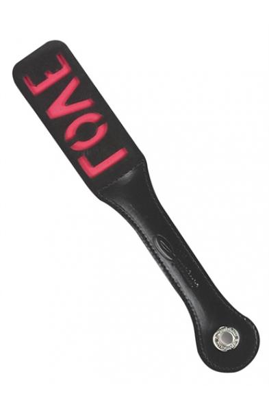 12 Inch Leather Impression Paddle - Love