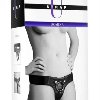 Domina Adjustable Wide Band Strap on Harness