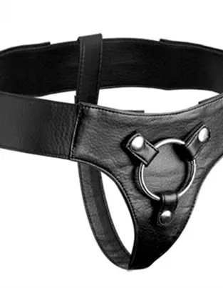 Domina Adjustable Wide Band Strap on Harness