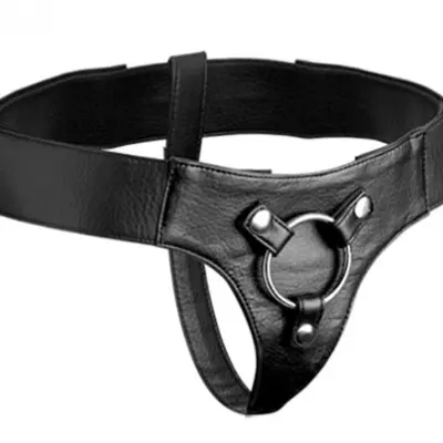 Domina Adjustable Wide Band Strap on Harness
