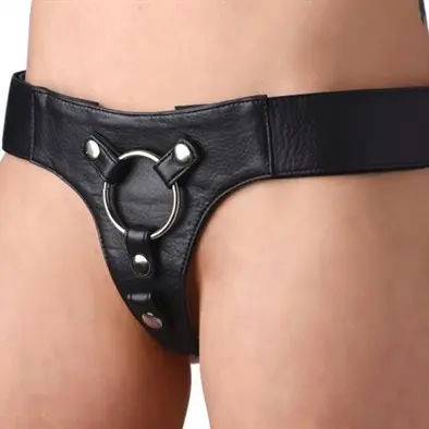 Domina Adjustable Wide Band Strap on Harness
