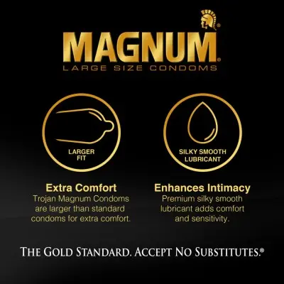 Trojan Magnum Thin - 12 Pack