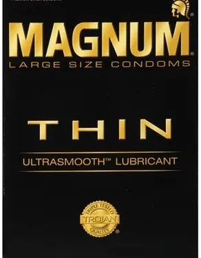 Trojan Magnum Thin - 12 Pack
