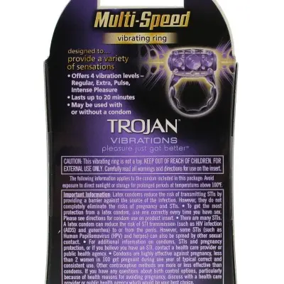 Trojan Vibrations Multi-Speed Vibrating Ring