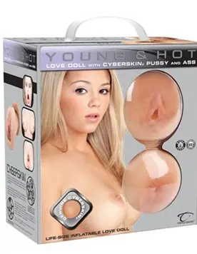 Young & Hot Inflatable Love Doll With Cyberskin Pussy & Ass