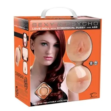 Sexy & Psycho Inflatable Love Doll With Cyberskin Pussy & Ass