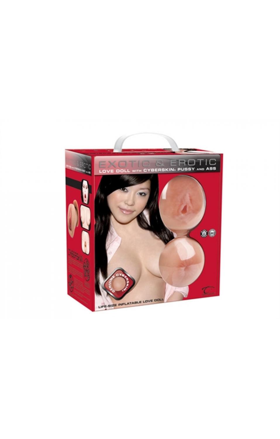 Exotic and Erotic Inflatable Love Doll With Cyberskin Pussy and Ass