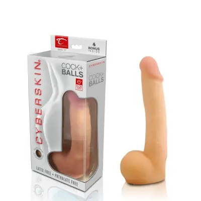 Cyberskin Cyber Cock With Balls - Light