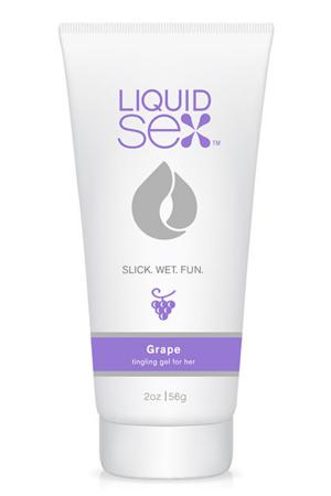 Liquid Sex Tingling Gel for Her - Grape - 2 Fl. Oz.