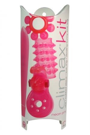 Climax Couples Kit - Neon Pink