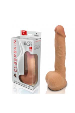 Cyberskin Cyber Cock With Balls - Medium