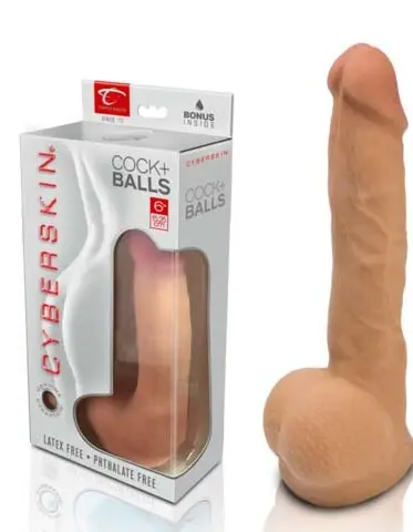 Cyberskin Cyber Cock With Balls - Medium