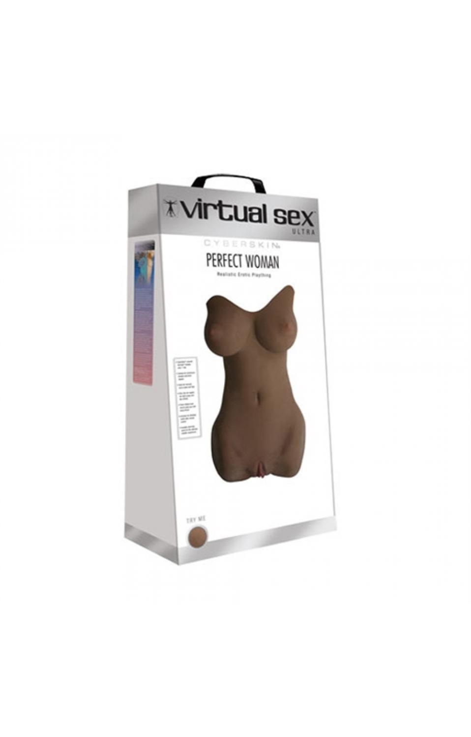 Cyberskin Virtual Sex Ultra Perfect Woman Realistic Erotic Plaything - Dark  - TS1070094