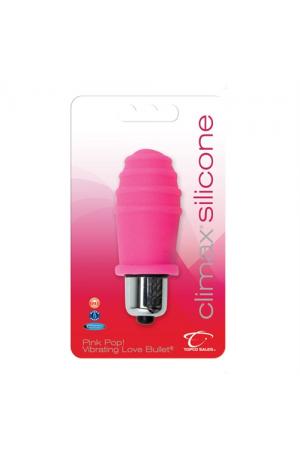 Climax Silicone Vibrating Bullet - Pink Pop!