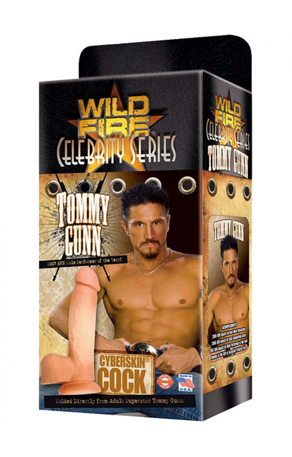 Wildfire Celebrity Series Tommy Gunn Cyberskin Cock - TS1112627