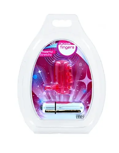 Orgasmic Finger Vibe Tickler - Red