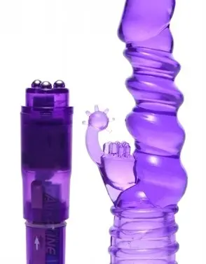Royal Rocket Ribbed Rabbit Vive - Purple