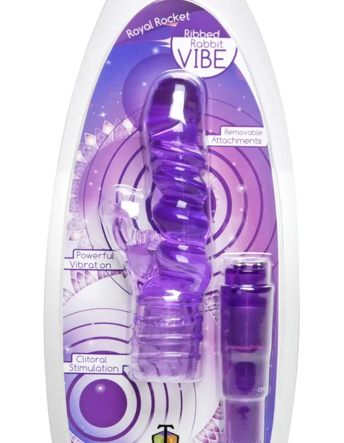 Royal Rocket Ribbed Rabbit Vive - Purple