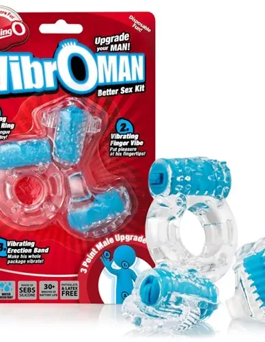 Screaming O Vibro Man - Each - Blue
