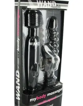 Variable Speed Wand With Attachment - Black