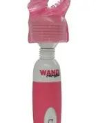 Variable Speed Wand With Attachment - Pink