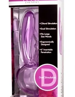 Original Rabbit Dual Stimulation Wand  Attachment - Purple We-Ab935