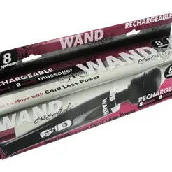 8 Speed 8 Mode Wand Rechargeable - Black