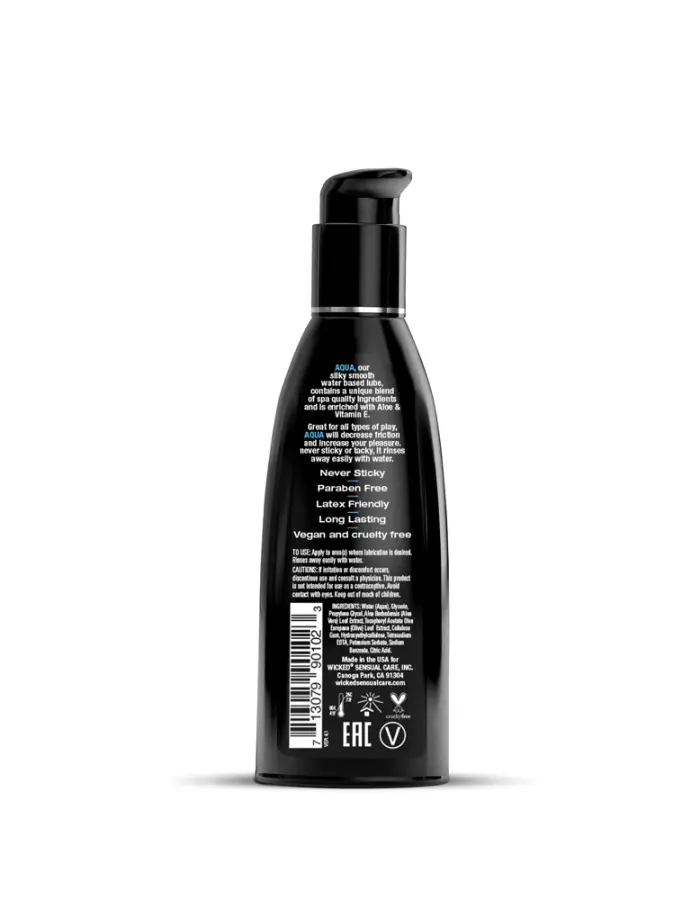 Aqua Water-Based Lubricant - 2 Fl. Oz.
