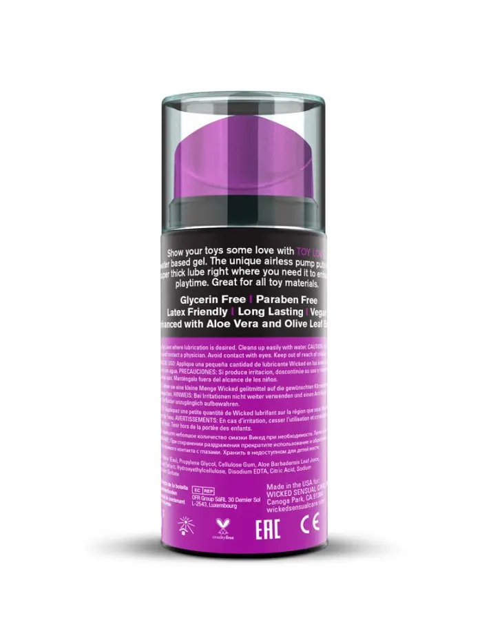 Toy Love Gel for Intimate Toys - 3.3. Fl. Oz.