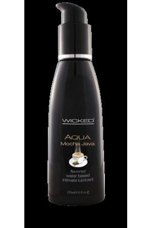 Aqua Mocha Java Flavored Water-Based Intimate Lubricant 2 Oz.