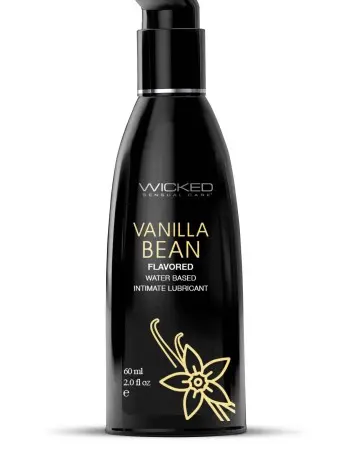 Aqua Vanilla Bean Flavored Water Based Intimate Lubricant - 2 Fl. Oz.