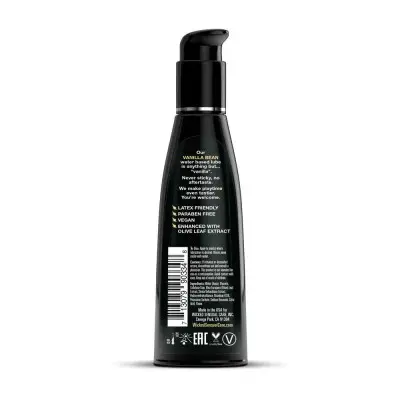 Aqua Vanilla Bean Flavored Water Based Intimate Lubricant - 4 Fl. Oz.