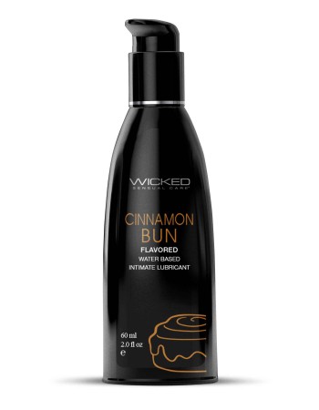 Aqua Cinnamon Bun Flavored Water Based Intimate Lubricant - 2 Fl. Oz.