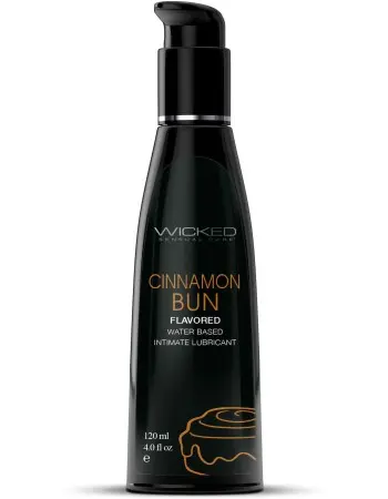 Aqua Cinnamon Bun Flavored Water Based Intimate Lubricant - 4 Fl. Oz.