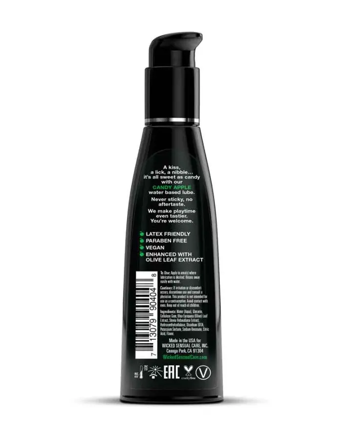 Aqua Candy Apple Flavored Water Based Intimate Lubricant - 4 Fl. Oz.