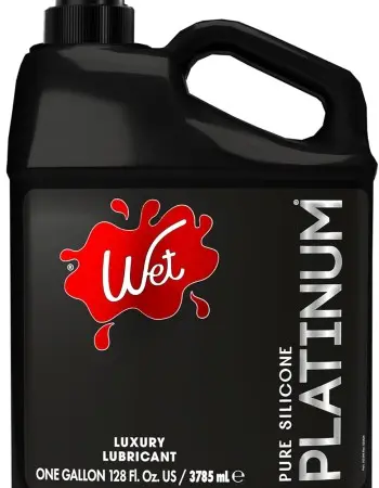 Wet Platinum Luxury Silicone Lubricant 128oz