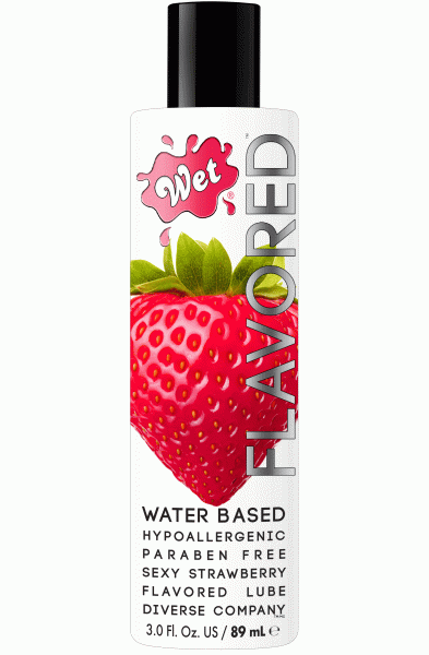 Wet Flavored Sexy Strawberry - 3 Fl Oz