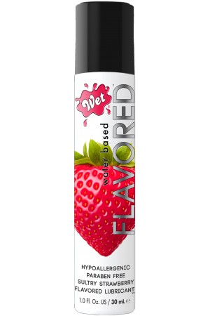 Wet Flavored Lubricant - Sexy Strawberry - 1 Fl Oz