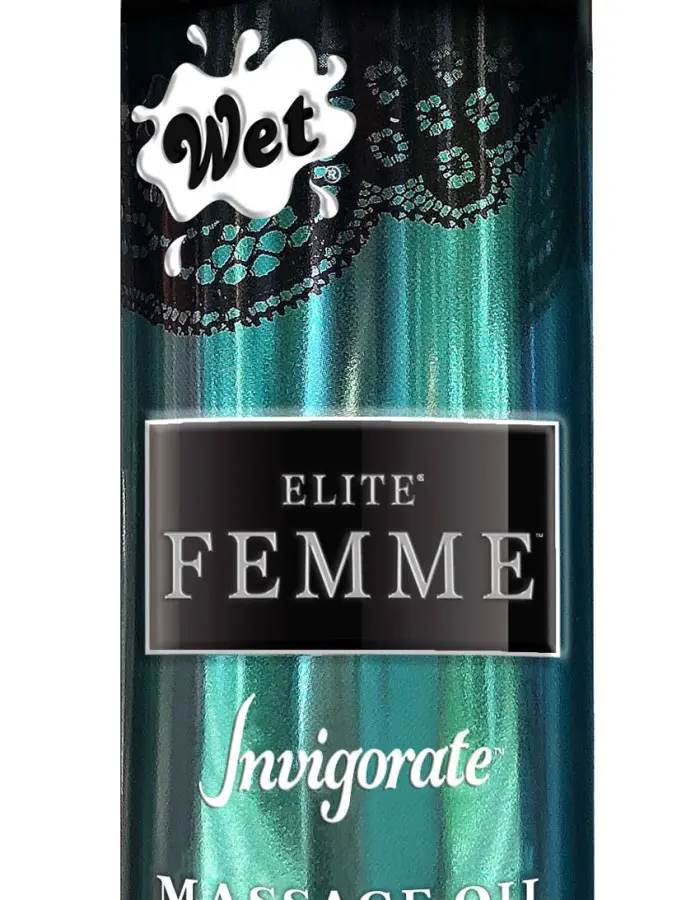 Inttimo by Wet Massage Oil - Invigorate- 4 Fl. Oz. / 120ml