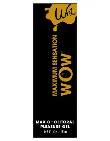 Wet Maximum Sensation Wow Clitoral Arousal Gel - 0.5 Fl. Oz.